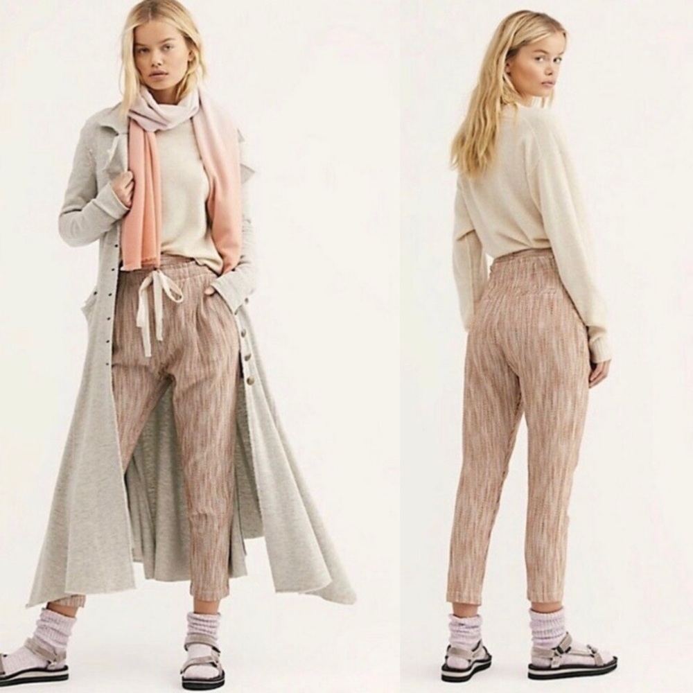 Free people caraway pant brown sz 12